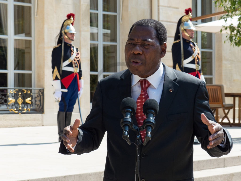 Rencontre entre le Président béninois Boni Yayi et François Hollande à Paris