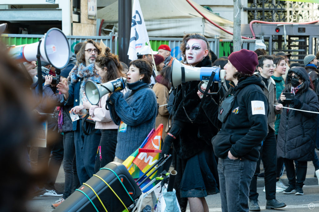 Manifestation contre la réforme des retraites, Paris, février 2023, Coline Ferro / Agence Waka