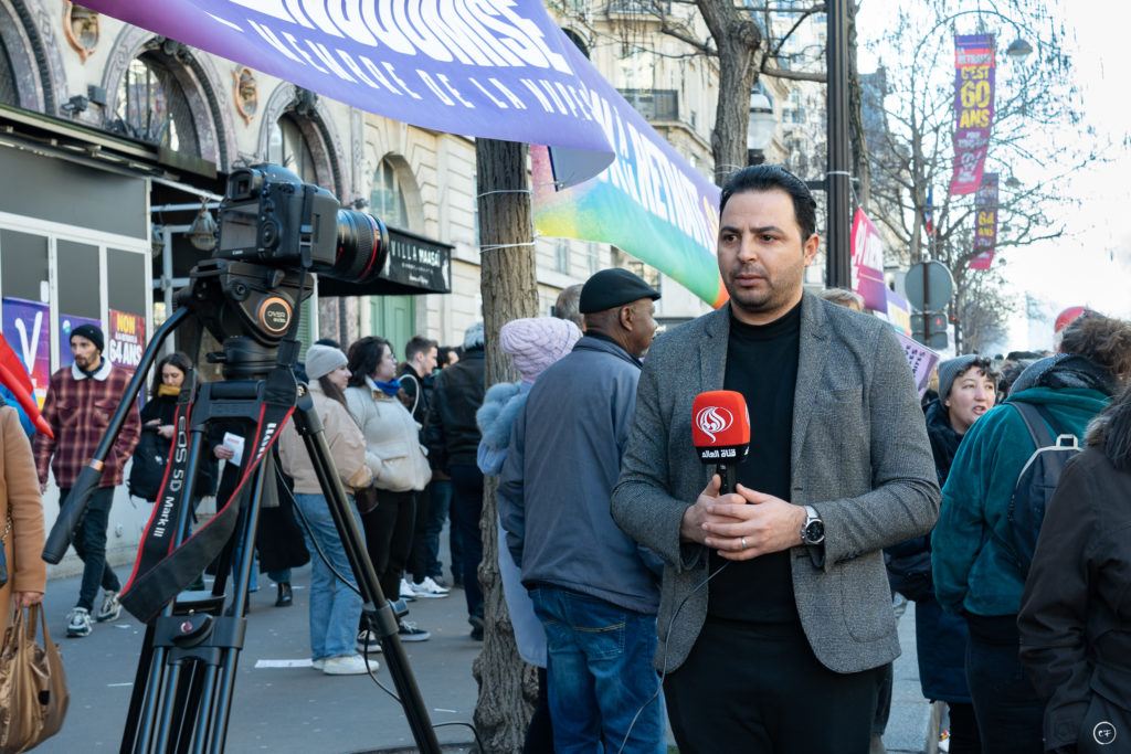 Manifestation contre la réforme des retraites, Paris, février 2023, Coline Ferro / Agence Waka