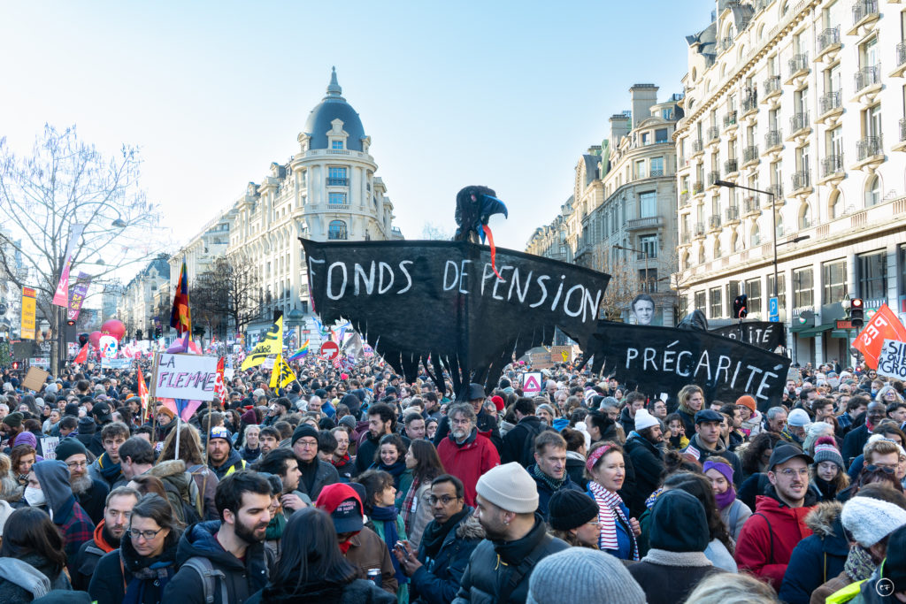 Manifestation contre la réforme des retraites, Paris, février 2023, Coline Ferro / Agence Waka