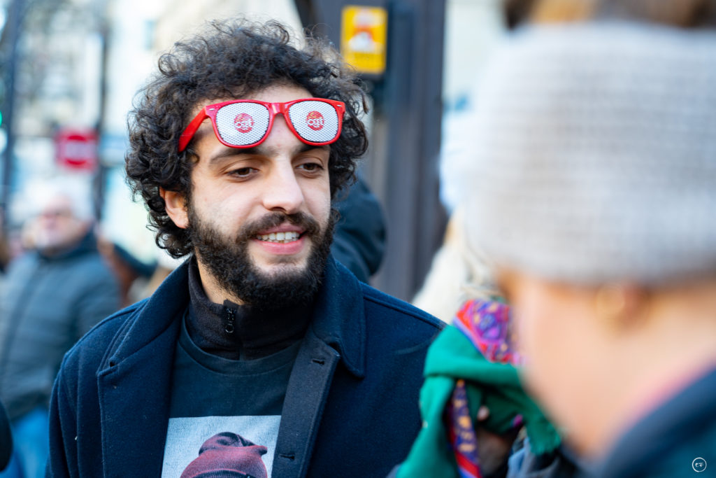 Manifestation contre la réforme des retraites, Paris, février 2023, Coline Ferro / Agence Waka