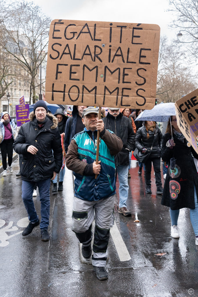 Journée internationale des droits de la femmes, Manifestations, Paris, 2023, Agence Waka / Coline Ferro