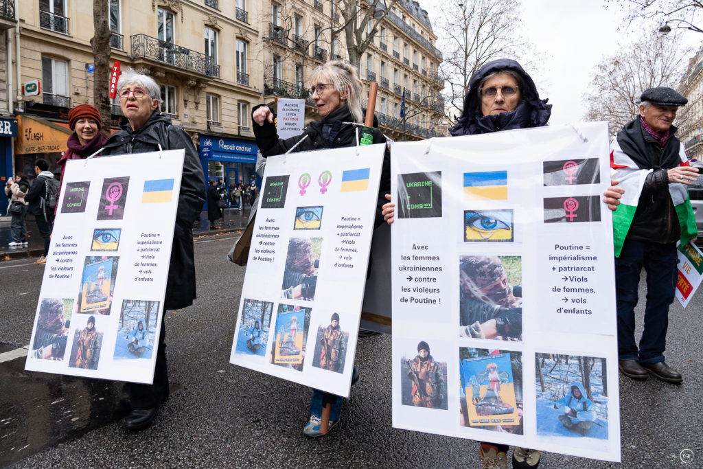 Journée internationale des droits de la femmes, Manifestations, Paris, 2023, Agence Waka / Coline Ferro