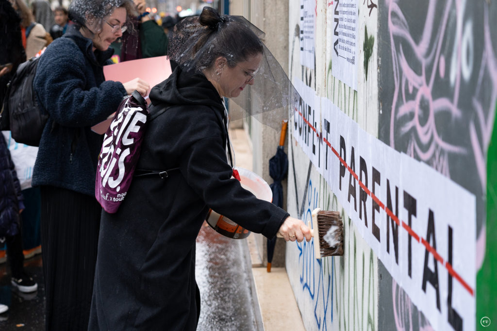 Journée internationale des droits de la femmes, Manifestations, Paris, 2023, Agence Waka / Coline Ferro